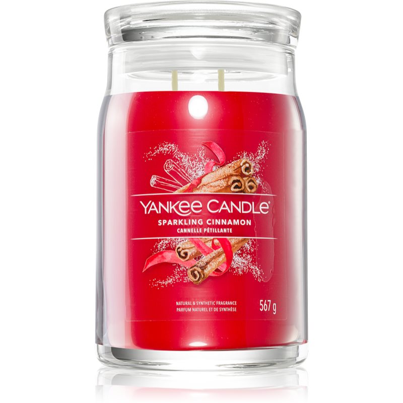 Yankee Candle Sparkling Cinnamon lumânare parfumată 567 g