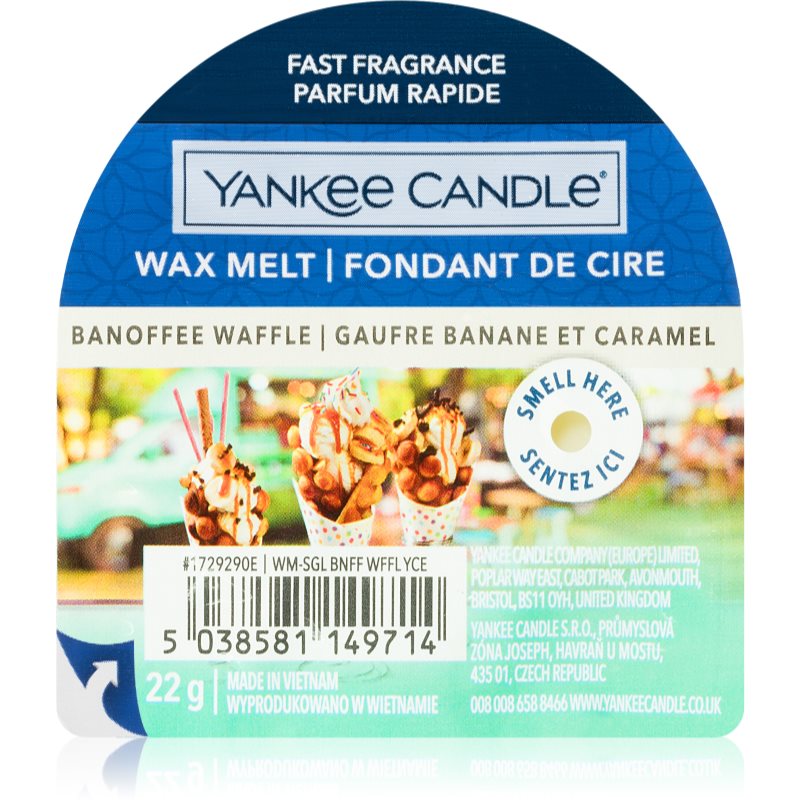 Yankee Candle Banoffee Waffle ceară pentru aromatizator 22 g