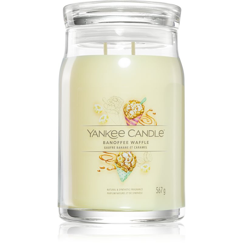 Yankee Candle Banoffee Waffle lumânare parfumată Signature 567 g