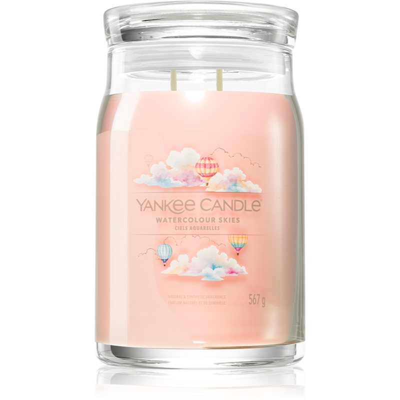 Yankee Candle Watercolour Skies lumânare parfumată Signature 567 g