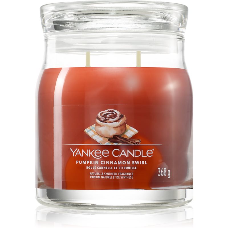 Yankee Candle Pumpkin Cinnamon Swirl lumânare parfumată 368 g