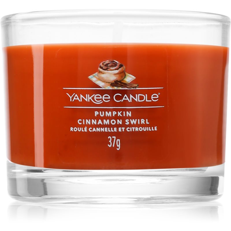 Yankee Candle Pumpkin Cinnamon Swirl lumânare votiv 37 g