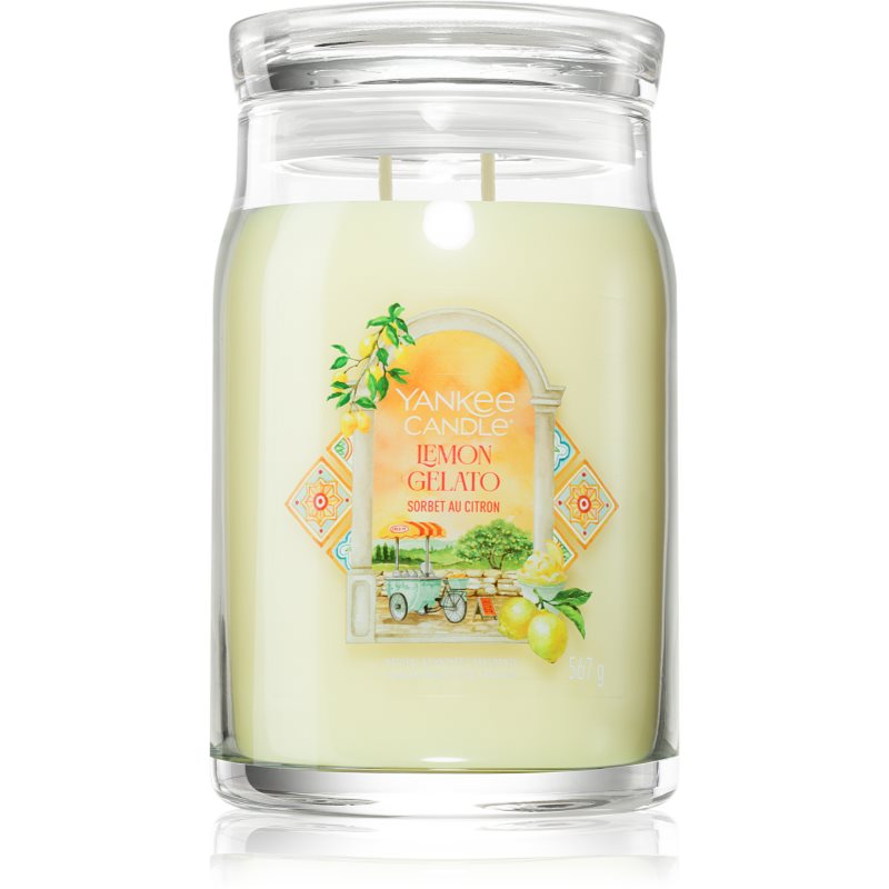 Yankee Candle Lemon Gelato lumânare parfumată 567 g