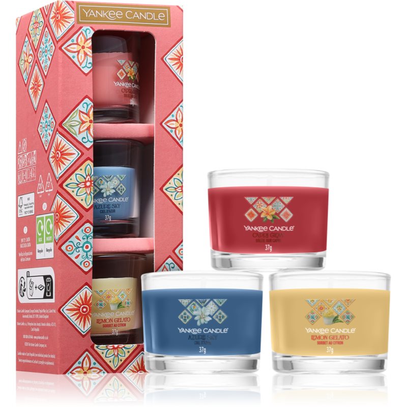 Yankee Candle Hello Italy! set cadou 3x37 g