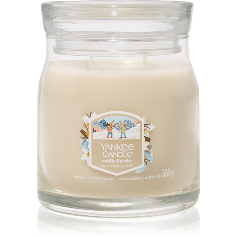 Yankee Candle Vanilla Flurries lumânare parfumată Signature 368 g