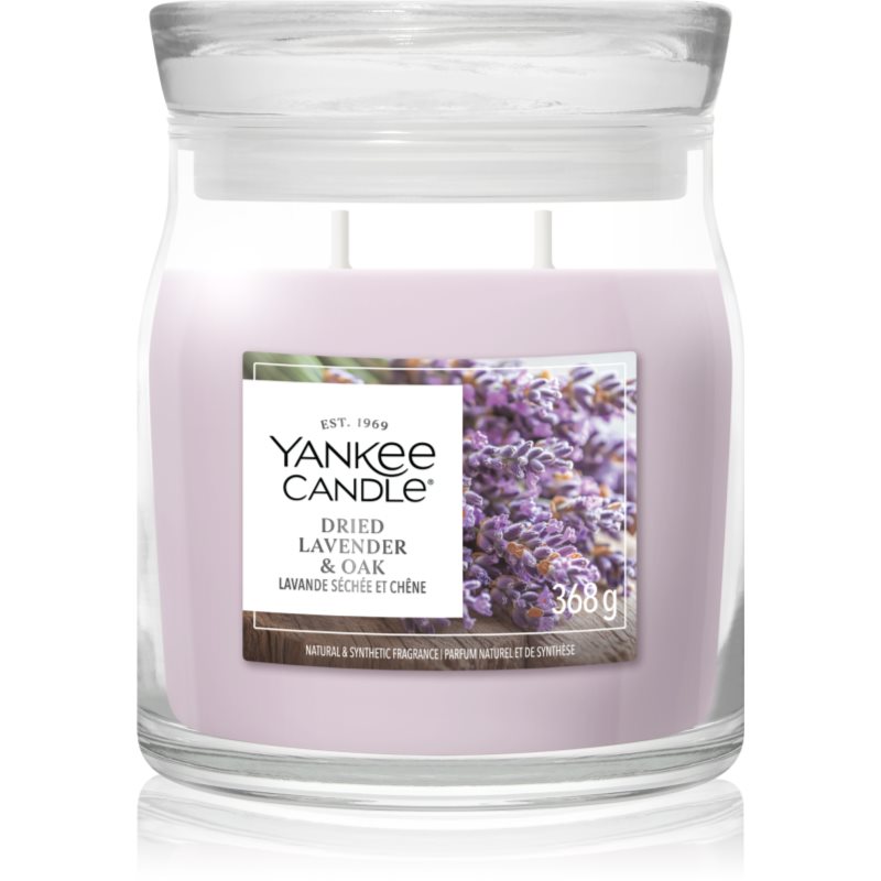 Yankee Candle Dried Lavender & Oak lumânare parfumată 368 g