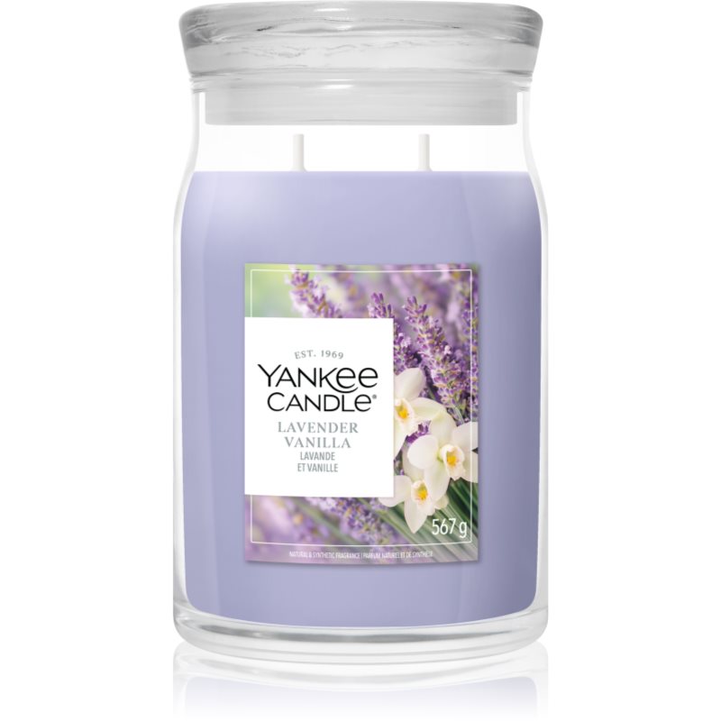 Yankee Candle Lavender Vanilla lumânare parfumată 567 g