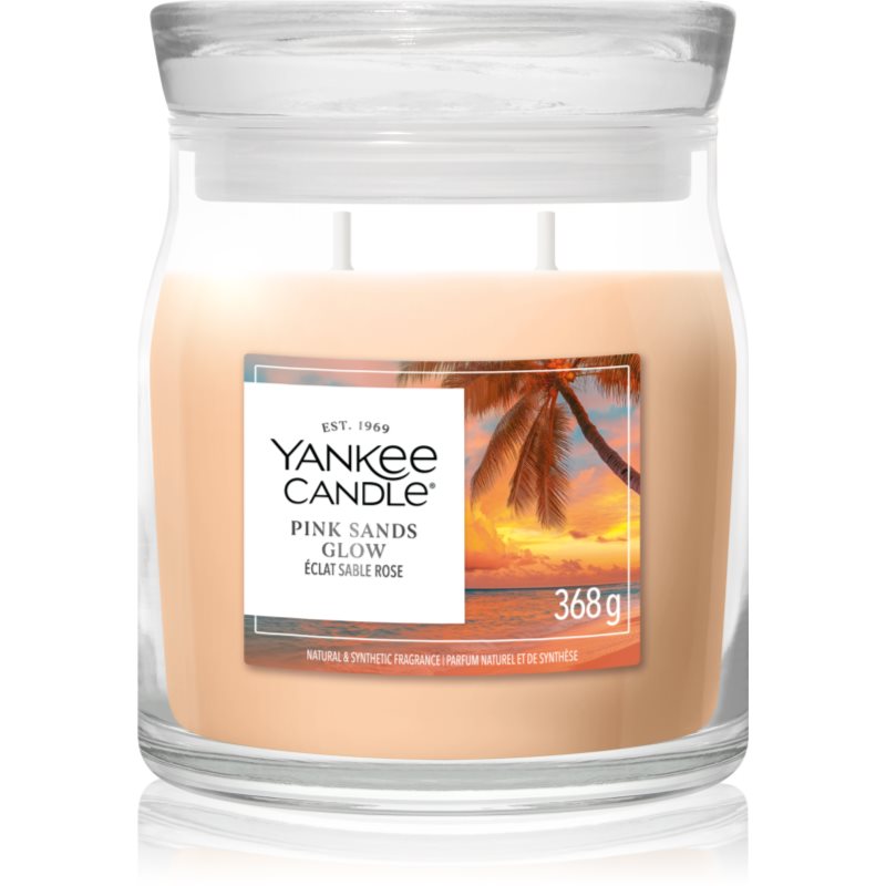 Yankee Candle Pink Sands Glow lumânare parfumată 368 g