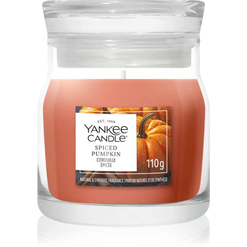 Yankee Candle Spiced Pumpkin lumânare parfumată Signature 110 g