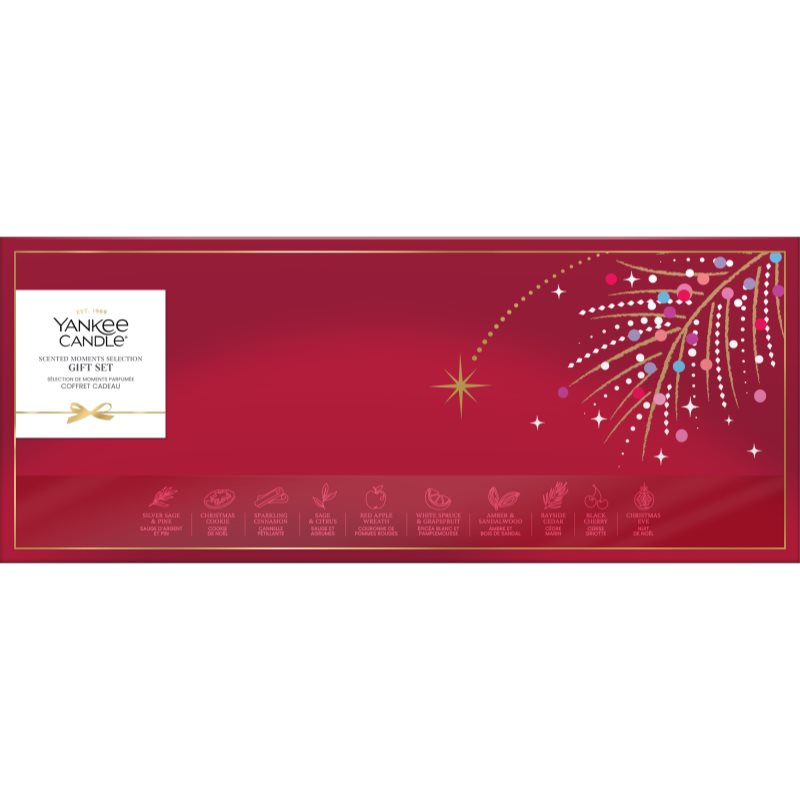 Yankee Candle Christmas Collection 2026 Scented Moments Selection set cadou de Crăciun 11 buc