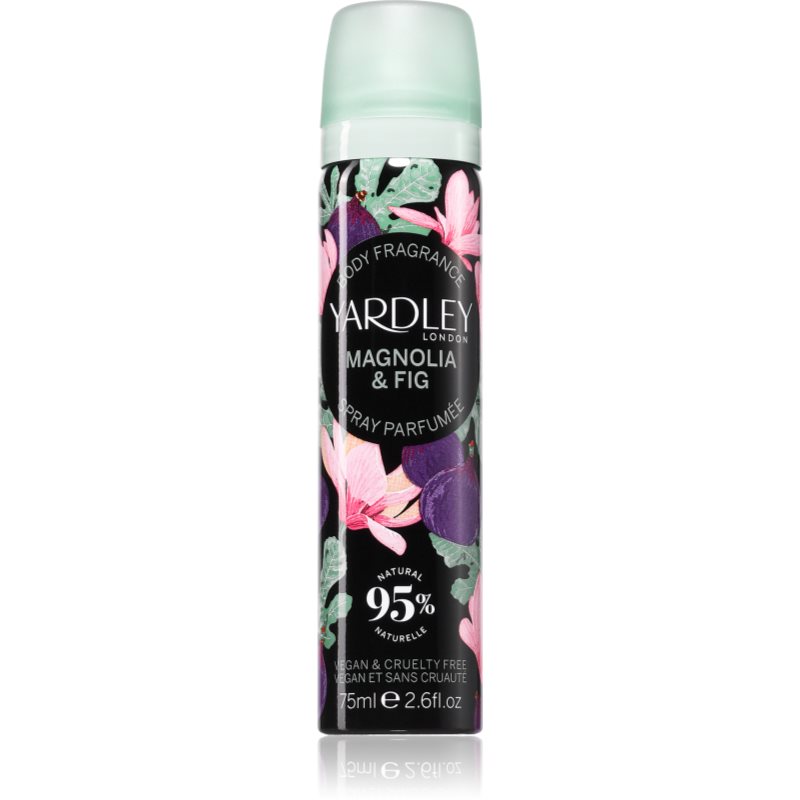 Yardley Magnolia & Fig spray pentru corp pentru femei 75 ml