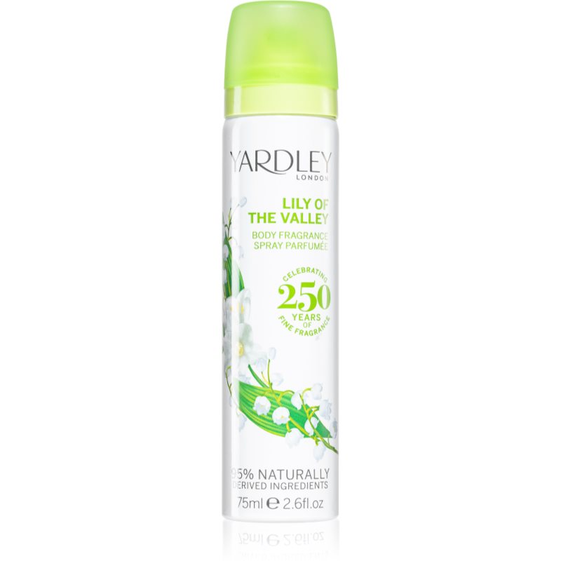 Yardley Lily Of The Valley spray pentru corp pentru femei 75 ml