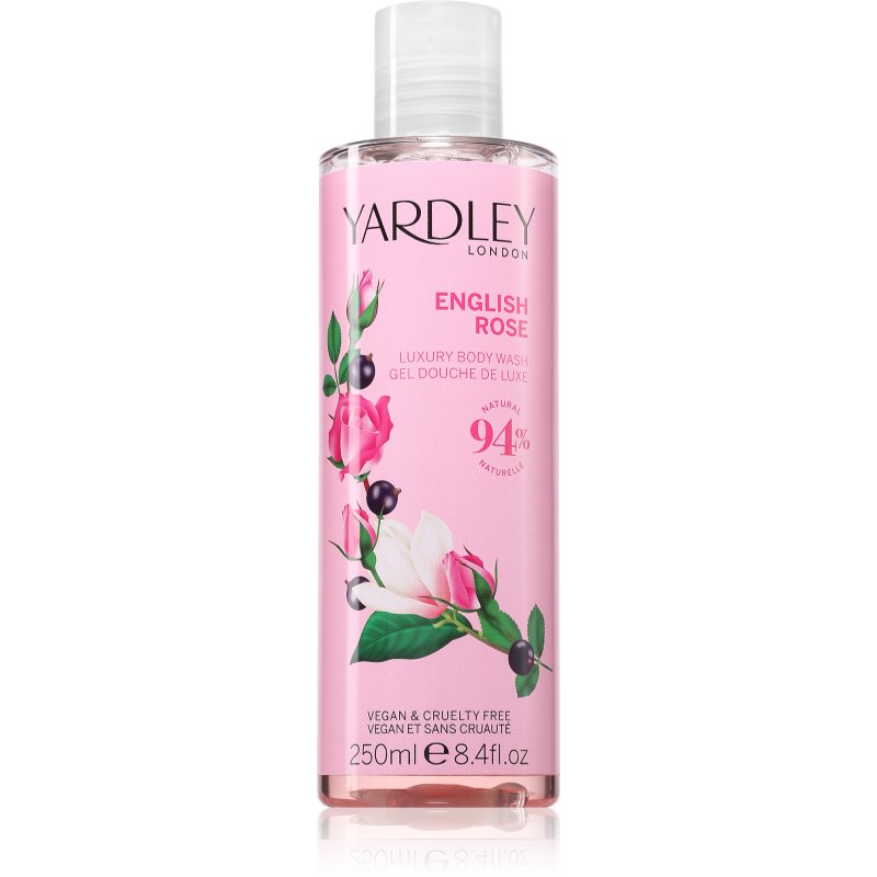 Yardley English Rose gel de duș pentru femei 250 ml