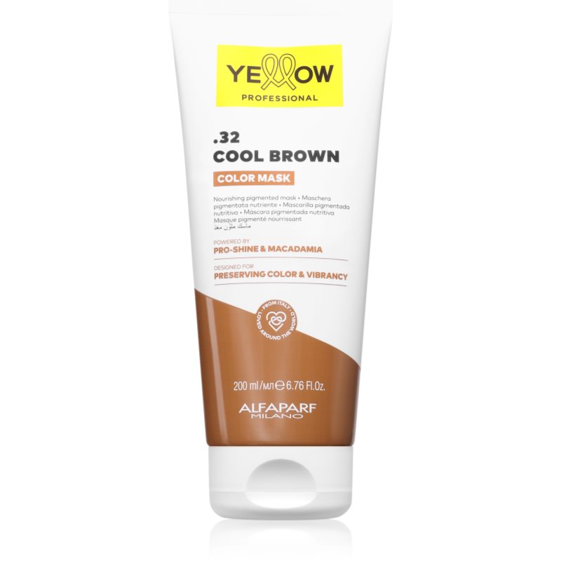 Yellow Professional Color Mask mască colorantă culoare .32 Cool Brown 200 ml