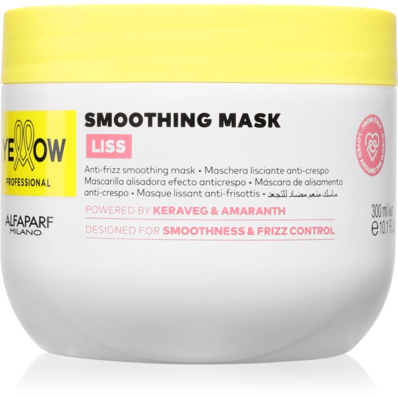 Yellow Professional Liss Smoothing Mask Mască nutritivă pentru păr neted și lucios 300 ml