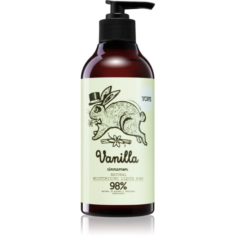 Yope Vanilla & Cinnamon Săpun lichid pentru mâini cu efect de hidratare 500 ml