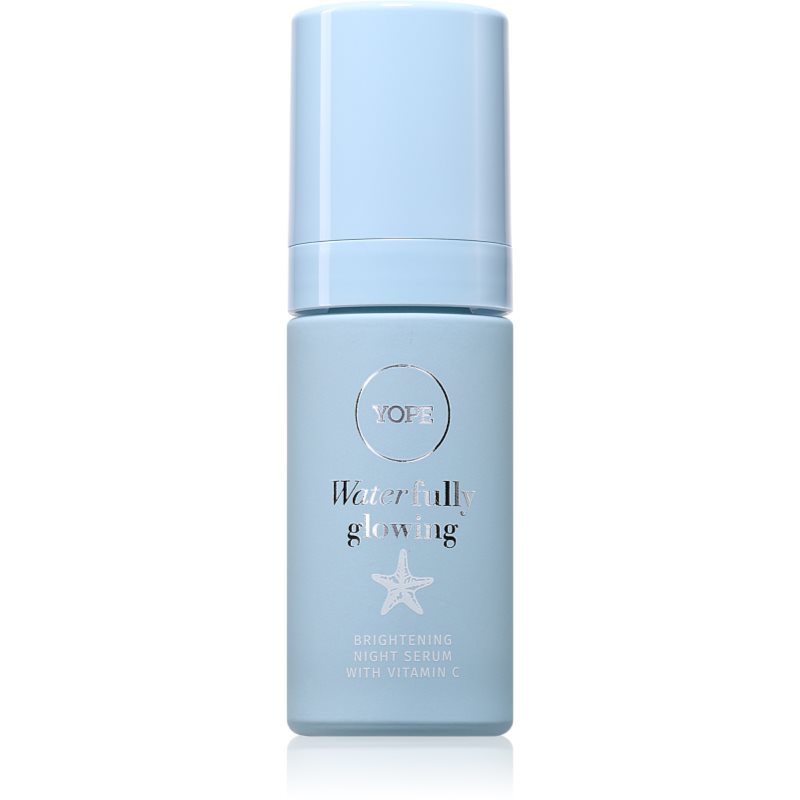 Yope Waterfully Glowing Brightening Night Serum ser stralucire cu vitamina C 30 ml