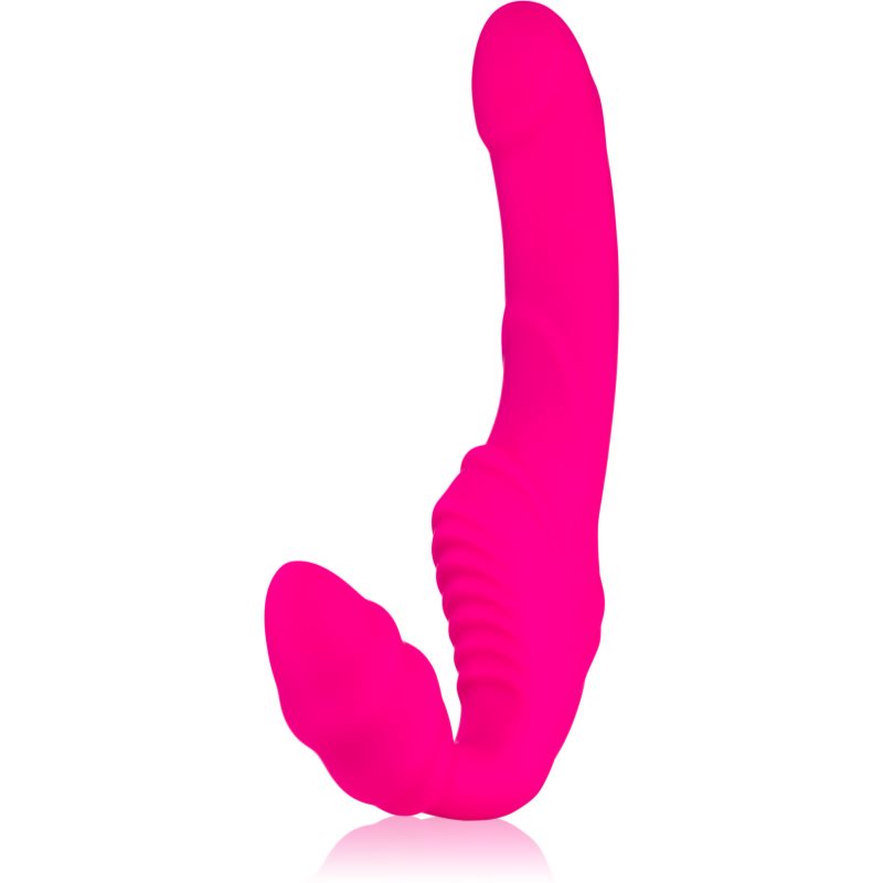 You2Toys Vibrating Strapless Strap-on vibrator cu stimularea clitorisului 21,8 cm