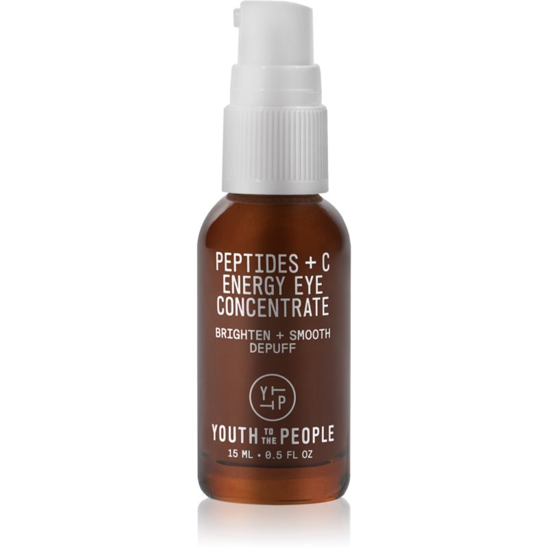 Youth To The People Energy Peptides + C Eye Concentrate ser concentrat zona ochilor cu vitamina C 15 ml