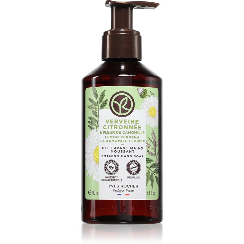 Yves Rocher Lemon Verbena & Chamomile Flower Săpun lichid pentru mâini parfum Lemon Verbena & Chamomile Flower 190 ml