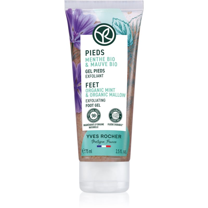 Yves Rocher Pieds gel exfoliant pentru picioare 75 ml