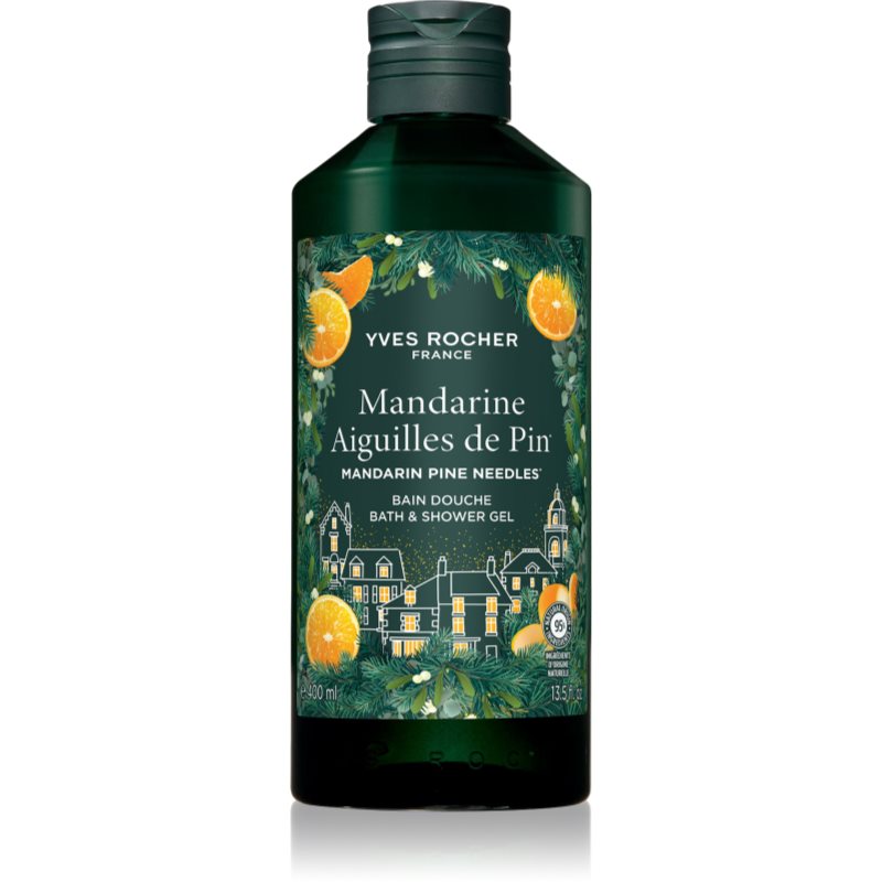 Yves Rocher Mandarin Pine Needles gel de dus revigorant 400 ml