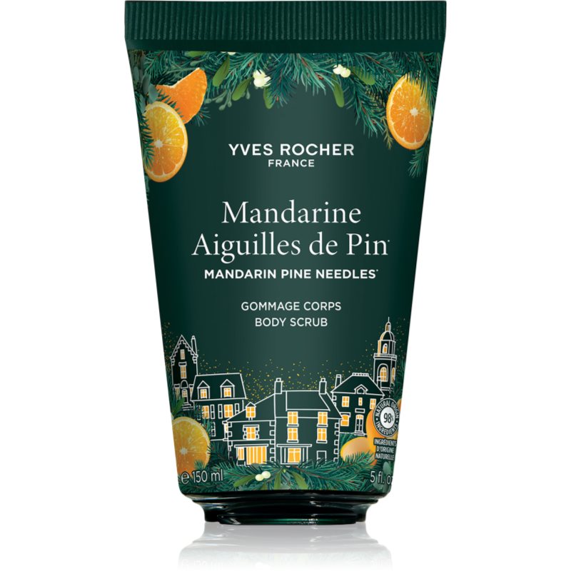 Yves Rocher Mandarin Pine Needles exfoliant pentru corp 150 ml