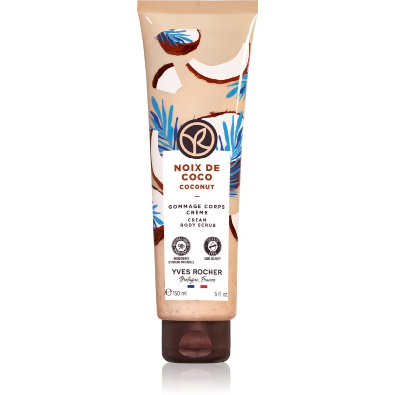 Yves Rocher Bain de Nature crema exfolianta pentru corp Coconut 150 ml