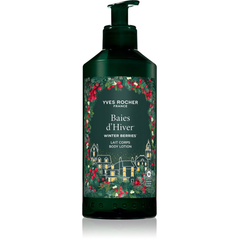 Yves Rocher Winter Berries loțiune de corp hidratantă cu efect emolient 390 ml
