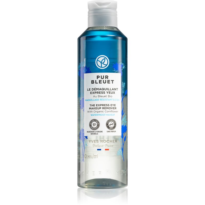 Yves Rocher Pur Bleuet Demachiant bifazic pentru ochi 200 ml