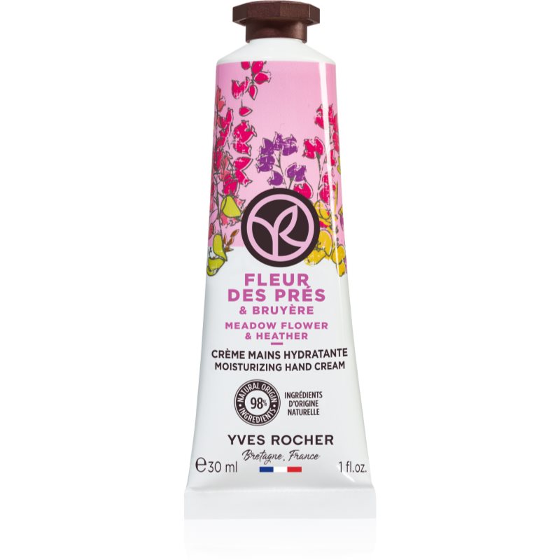 Yves Rocher Bain de Nature crema de maini Meadow Flower & Heather 30 ml