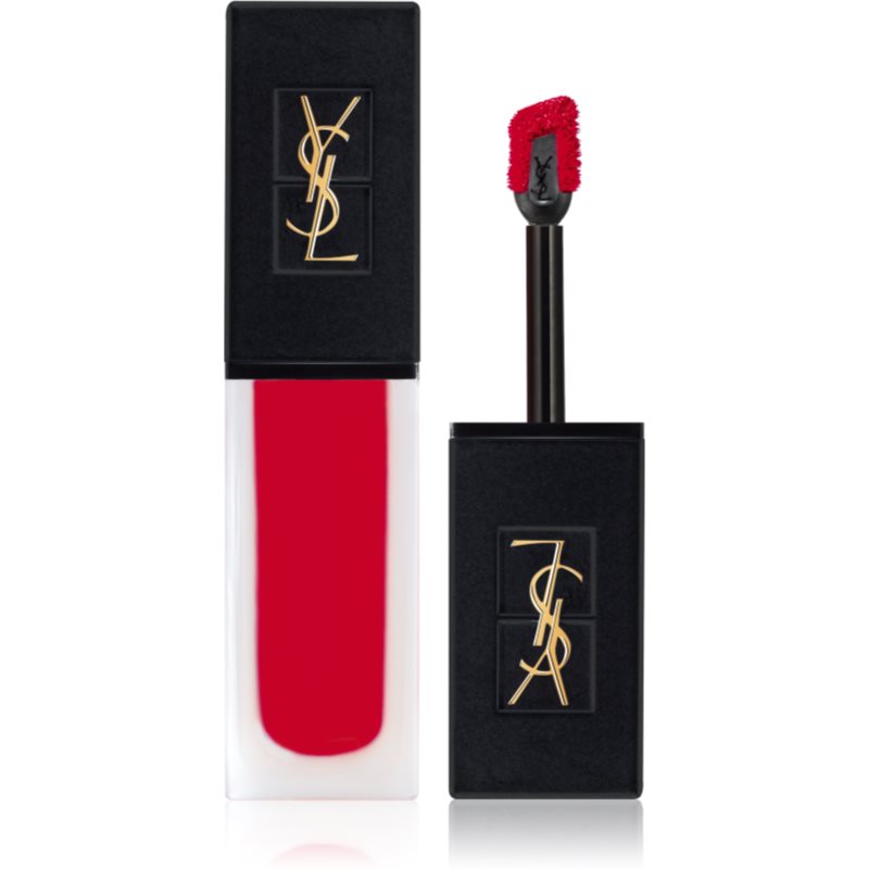 Yves Saint Laurent Tatouage Couture Velvet Cream Ruj Cremos Foarte Pigmentat Cu Efect Matifiant Culoare 205 Rouge Clique 6 Ml