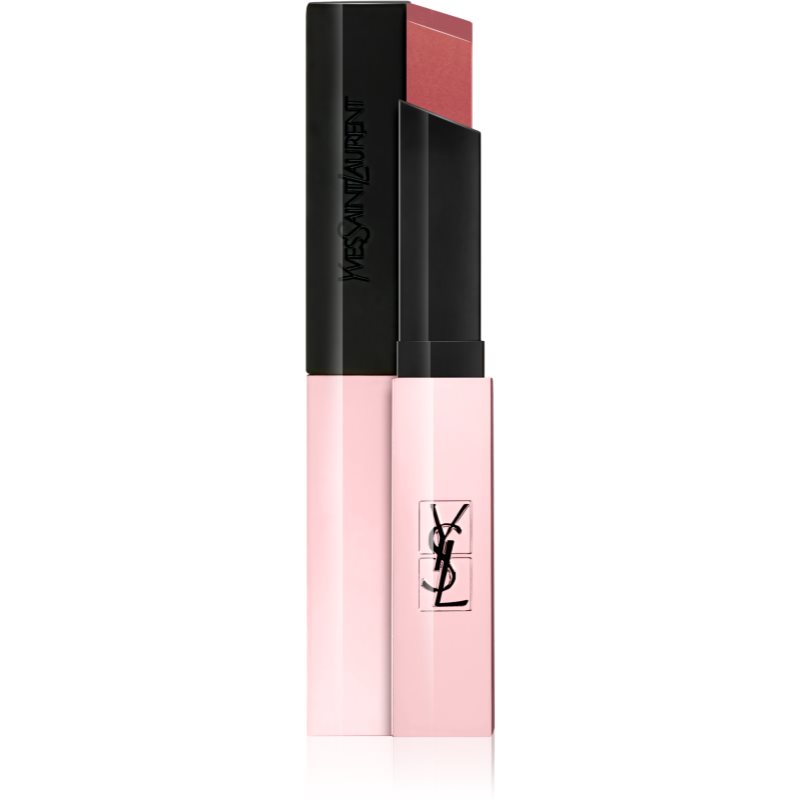 Yves Saint Laurent Rouge Pur Couture The Slim Glow Matte ruj buze mat hidratant stralucitor culoare 207 Illegal Rosy Nude 2 g