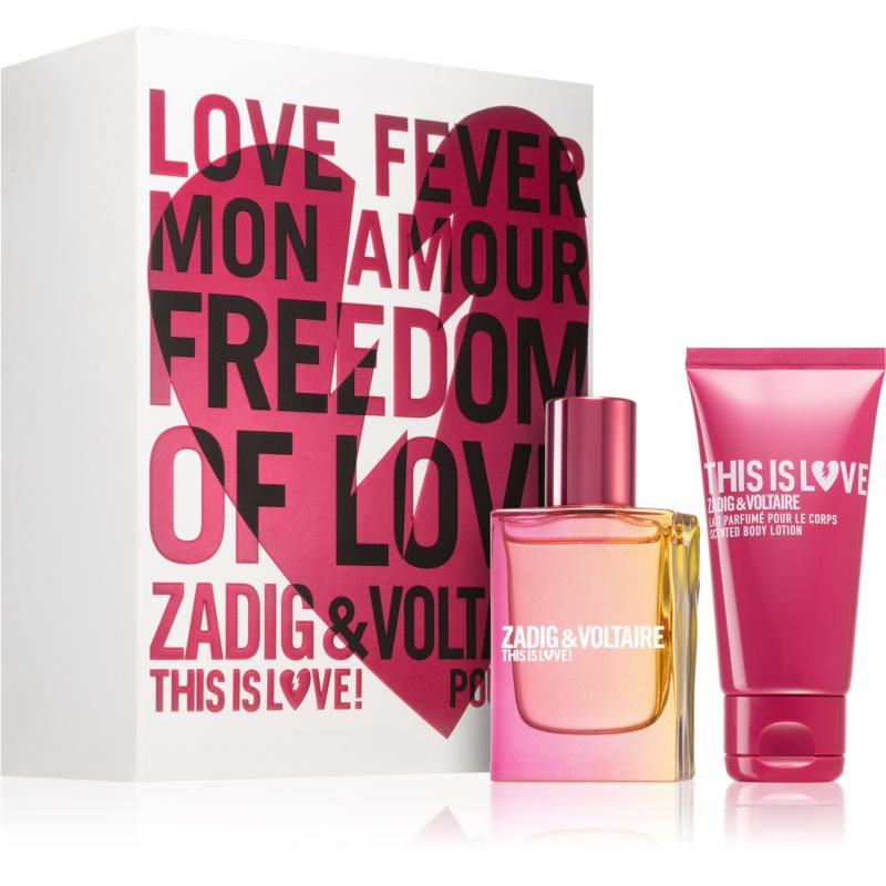 Zadig & Voltaire This is Love! parfémovaná voda 30 ml + tělové mléko s parfemací 50 ml