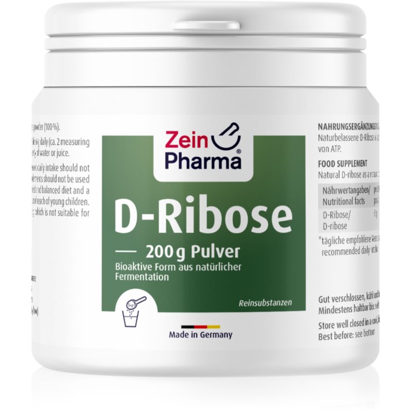 ZeinPharma D-Ribose Pulver für orale Lösungen zur Unterstützung des Energiestoffwechsels 200 g