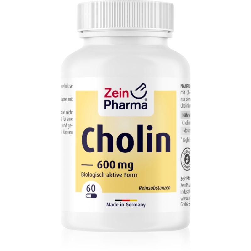 ZeinPharma Cholin 600 mg Kapseln zur Unterstützung der Lebergesundheit 72 g