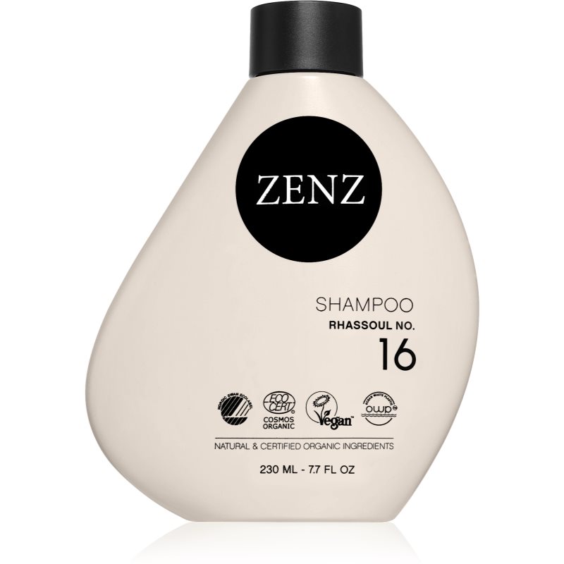 ZENZ Organic Rhassoul No. 16 șampon nutritiv cu argilă cu miros de caramel 230 ml