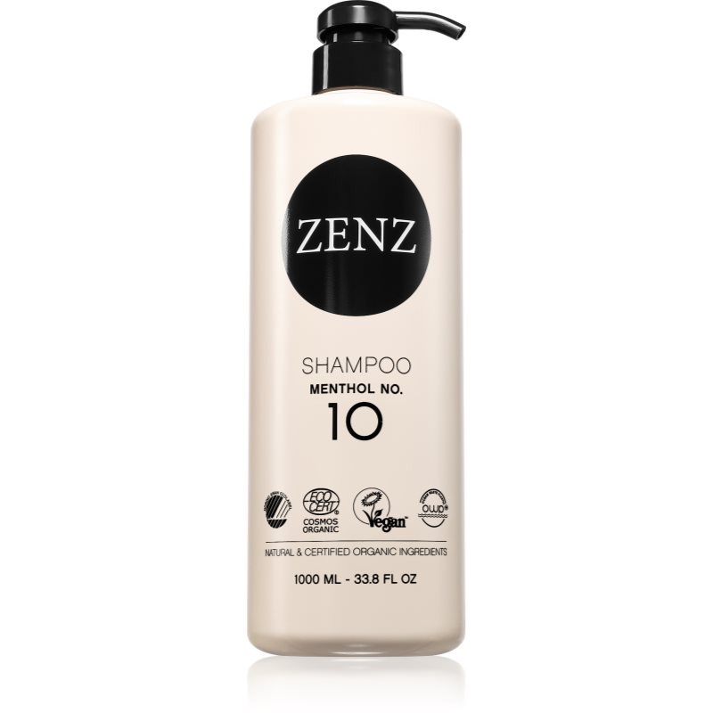 ZENZ Organic Menthol No. 10 șampon pentru par si scalp gras 1000 ml