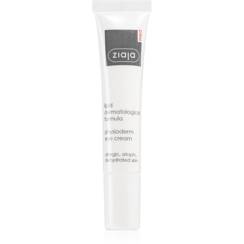 Ziaja Med Lipid Dermatological Formula crema fiziologica pentru zona ochilor si pentru piele sensibila si alergica 15 ml