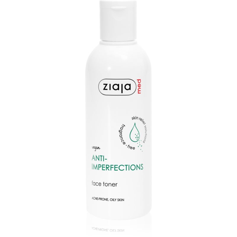 Ziaja Med Antibacterial Care tonic pentru ten gras si problematic 200 ml