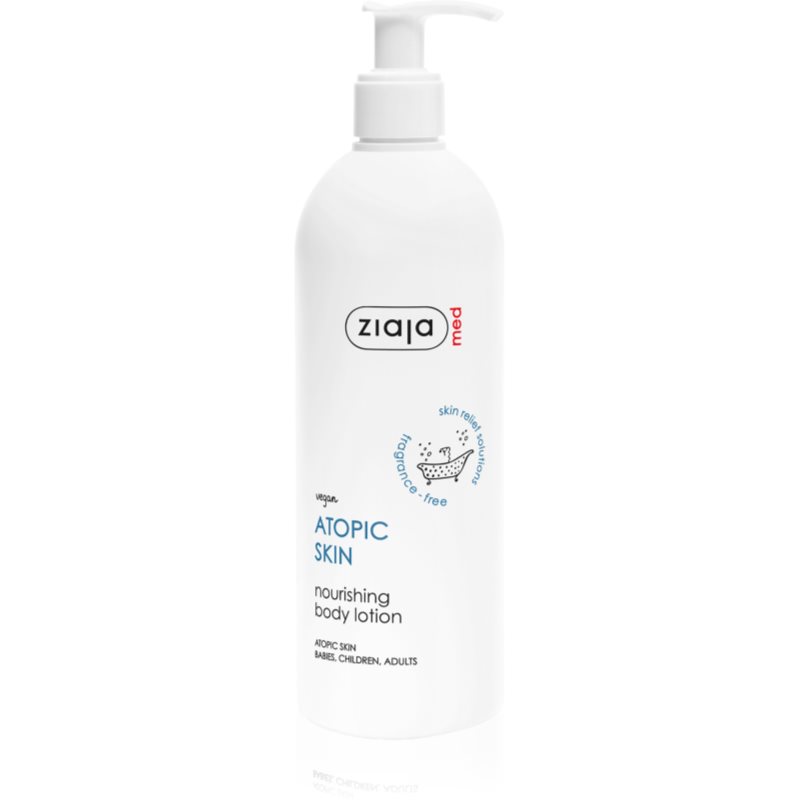 Ziaja Med Atopic Dermatitis Care lotiune hidratanta pentru piele atopica destinata copiilor si adultiilor