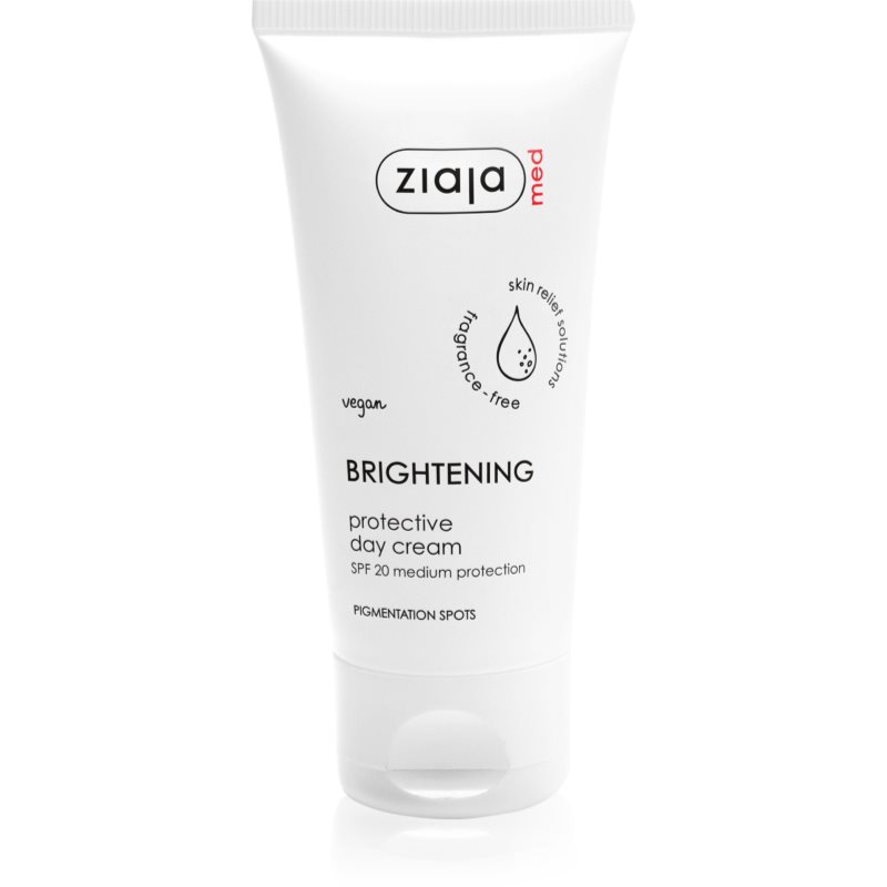 Ziaja Med Whitening Care crema protectiva impotriva petelor pigmentare SPF 20