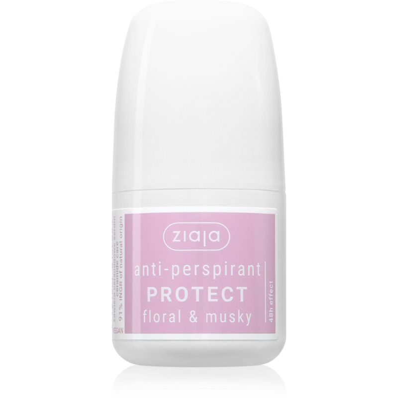 Ziaja Antiperspirant Protect antiperspirant roll-on parfum Floral & Musky 60 ml