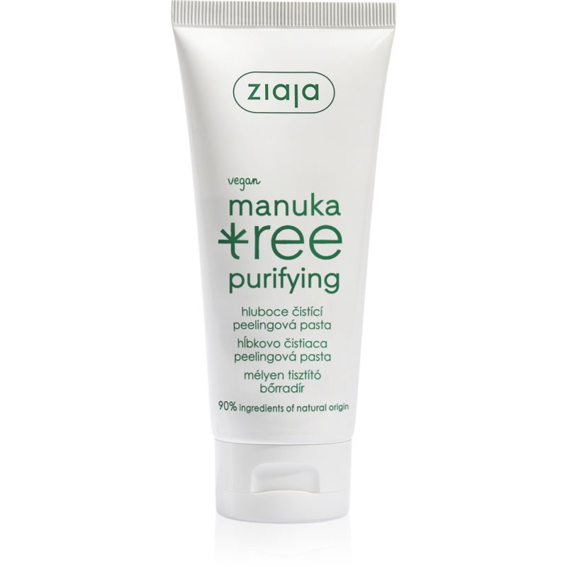 Ziaja Manuka Tree Purifying pasta pentru exfoliere pentru piele normala si grasa 75 ml