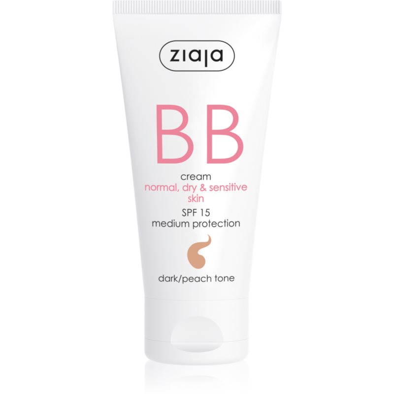 Ziaja BB Cream cremă BB pentru pielea normală și uscată culoare Dark Peach 50 ml