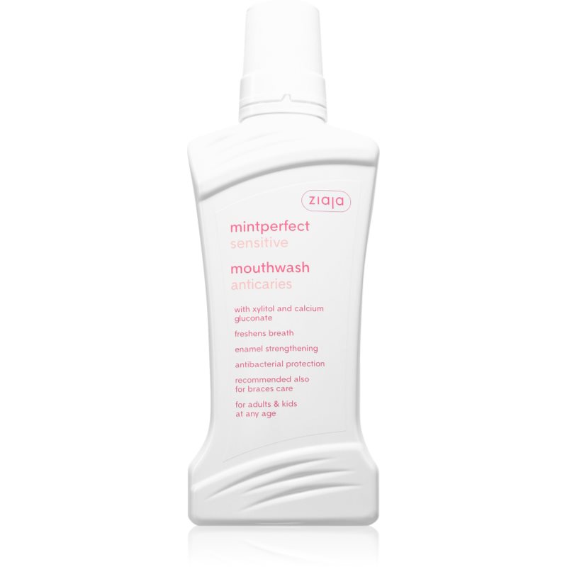 Ziaja Mintperfect Sensitive apă de gură impotriva cariilor dentare 500 ml