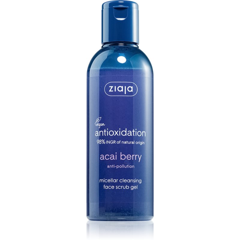 Ziaja Acai Berry gel de curatare micelar cu efect exfoliant 200 ml