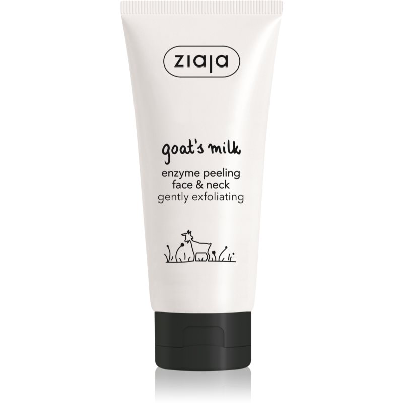 Ziaja Goat\'s Milk curatare usoara dupa exfoliere pentru față și gât 75 ml