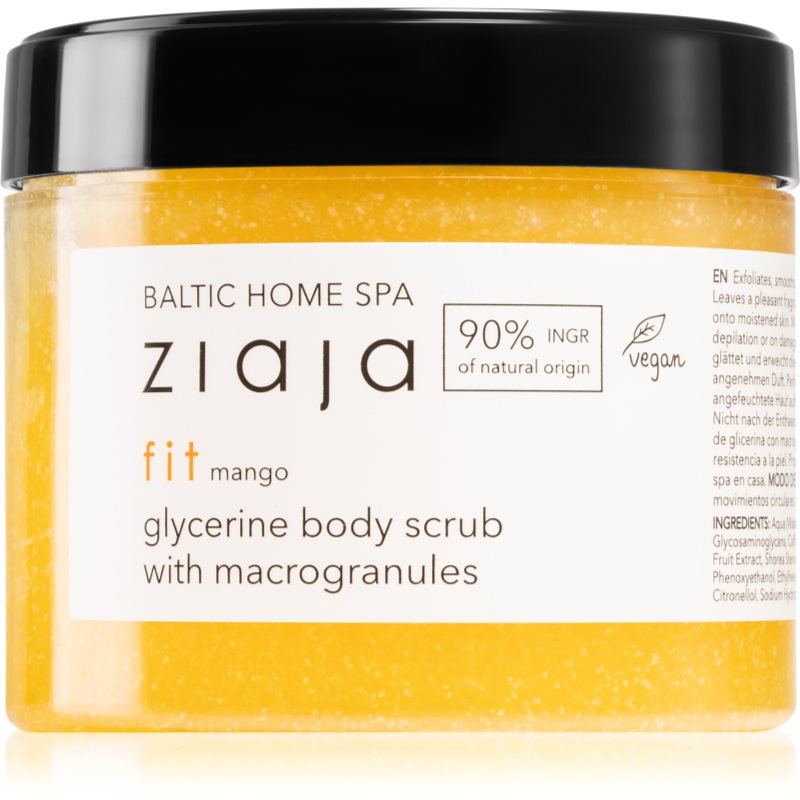 Ziaja Baltic Home Spa Fit Mango exfoliant cu bob aspru cu glicerina 300 ml