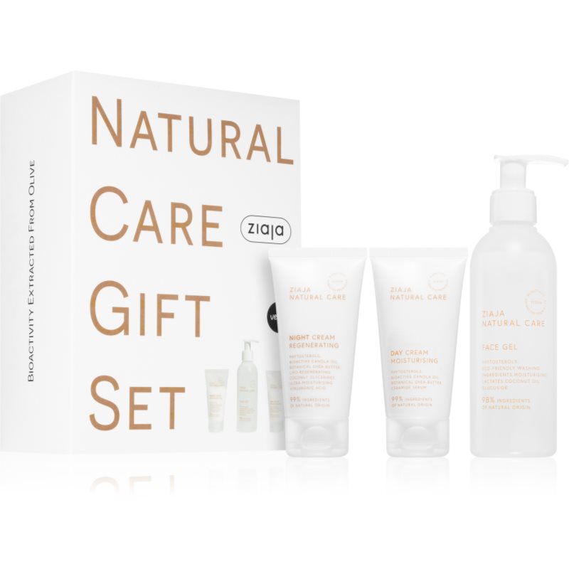 Ziaja Natural Care set cadou faciale 3 buc